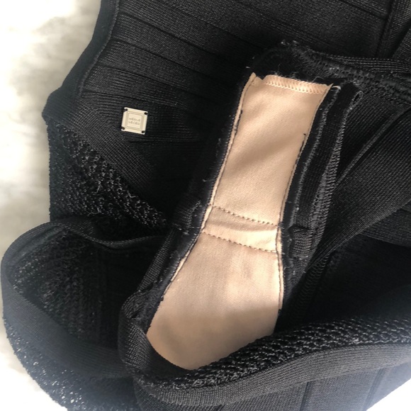 Herve Leger Bandage Cutout Mesh Swimsuit Sz S - Picture 8 of 8